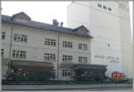 guterwagen Die M�hle Lietha in Gr�sch erh�lt ihr Getreide immer noch mit geschemelten Silowagen. (27.08.2008)