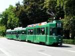 strasenbahn-basel-bvb-blt BVB - Be 4/4 482 mit 2 Wagen unterwegs auf der Linie 8 in Basel am 21.06.2008