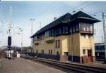Stellwerke Das Fahrdienstleiterstellwerk B2 in Schwerin im M�rz 1998.