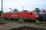 185 162-5 am 28.08.2008 im Bahnhof Guben  ...