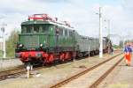 30.08.2008. Br E44 044 auf dem Gel�nde SFW Schienenfahrzeugwerk Delitzsch ...