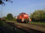 Die 294 685 am 26.08.2008 in Schnaittenbach beim Umfahren des ...