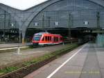 640 027 f�hrt am 18.08.08 aus dem Leipziger Hbf aus. ...