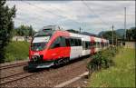 Der Innsbrucker 4024 138 erreicht als R 5116, von Telfs-Pfaffenhofen ...