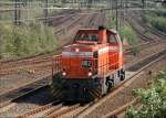 RBH 802 in GE-Schalke-Nord/Ausfahrt Gbf. GE-Bismarck 01.09.2008  ...