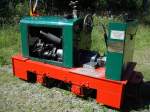 Torfbahn im Wurzacher Ried, Diesellok der Firma Hermann Hald in
Stuttgart ...