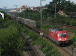 182 001 mit G�terzug ...  Dennis Kraus 05.09.2008