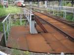 Segmentdrehscheibe am Bahnhof Zittau ...  Andreas Axmann 05.09.2008