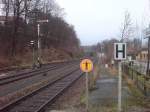 Die Ausfahrtssignale N1 und N3 des Bahnhofs Neustadt (Waldnaab) am ...