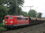 Railion 151 152-6 zieht ...  Hubert Hager 06.09.2008