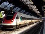 Ein ICN am 29.08.2008 bei der Ausfahrt aus Z�rich Hbf. ...