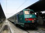Der besonders h��liche (aber doch sympatische) Steuerwagen
eines Regionalzuges aus Trieste ...