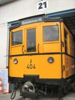 Hist. U-Bahnwagen 404 in ...  ERHARD BEYER 08.09.2008