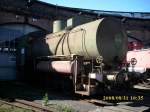 Eine Dampfspeicherlok am 31.08.2008 in der Einsatzstelle Berlin Lichtenbegr.  ...
