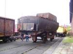 Die Reste eines 2 2 T30 Wannentender einer BR 52 am 06.09.08 ... Die Reste eines 2 2 T30 Wannentender einer BR 52 am 06.09.08 ...