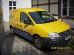 Es mu� ja nicht immer Eisenbahn sein.Dieser VW-Transporter stand am ...