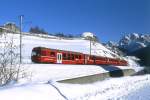 RhB - Regionalzug 1937 von Scuol nach Pontresina am 15.12.2007 ...