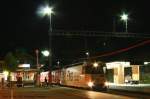 Sp�tzug 1173 (22.04 Uhr) mit Ge 4/4 III 643 Vals  ...