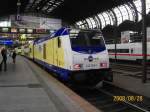 246 006-1 steht am 28.08.08. mit ME 39419 nach Cuxhaven ...