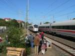 Warten auf das ICE-Shuttle, ...  Thomas Wendt 13.09.2008