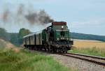 Der Dampftriebwagen DT 1.07 (auch liebevoll Dorftrottel genannt) bew�ltigt am ...