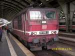 180 006 am 13.09.2008 mit dem EC 45 Berlin-Warschau-Express ...