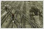Gleis- und Weichenanlagen des G�terbahnhofes in Stuttgart-Untert�rkheim. 01.05.2006 (Matthias)  ...
