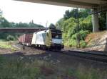 Dispolok 64 U2-025 bei der Ausfahrt aus Fulda  ...