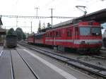 Triebwagen 14 mit Regionalzug ...  Date Jan de Vries 16.09.2008