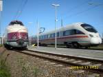 Beim Tag der offenen T�r im ICE-Werk Berlin Rummelsburg am ...