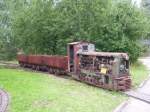 Eine Felbahndiesellok am 26.08.08 im SEM-Chemnitz.  ...