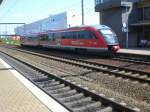 Elbe-Saale Bahn nach Stendal f�hrt aus dem Wolfsburger Hbf aus.
31.7.2008 ...