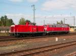 212 329+218 249 von DB Service am 20.9.08 in Homburg ...