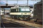 Re 4/4 91 der BT in Chur. (Archiv 05/89)  ...