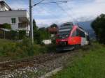 R5452 pfeift im wahrsten Sinne des Wortes um die Kurve.
21.9.2008 ...