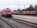  Taurusparade am 21.9.2008 auf dem Bahnhof Ebenfurth: ganz links 1116 ...