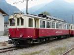 FM Ferrovia Mesolcinese FM - Triebwagen ABe 4/4  2 Abgstellt in Castione am 21.09.2008

