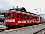 MIB Meiringen-Innertkirchen-Bahn MIB / KWO - Triebwagen BDe 4/4 11 in Meiringen am 21.09.2008