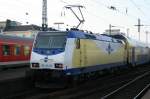 Metronom Eisenbahngesellschaft mbH ME 146-02 am 19.4.2008 in Hamburg-Altona.
