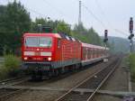 S-Bahn Rhein-Ruhr BR 143 602-1 mit S3 aus Hattingen nach Oberhausen,Einfahrt in Essen Steele.(21.09.2008)