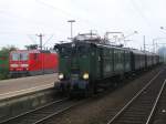 E 77 E7710 mit SDZ 91789 in Essen Steele und die 143 014-9 mit S1 nach Dortmund.(21.09.2008)