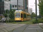 frankfurt-main Stra�enbahn in Frankfurt (am Messeturm)