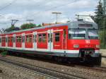 br-420 ET 420 417 mit neuer Zugzielanzeige verl�sst Asperg auf der S5 am 26.08.2008 in Richtung Stuttgart-Schwabstrasse.