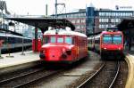 SBB Historic RAe 2/4 1001 Roter Pfeil - Noch einige Meter bis zum Halt im Bhf. Olten SO und dann k�nnen die Fahrg�ste, zur Sonderfahrt an den Bielersee, einsteigen und ein achtst�ndiges Abenteuer geniessen. 21.9.2008