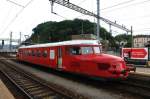 SBB Historic RAe 2/4 1001 Roter Pfeil - Nur noch zwei fahrbereite Rote Pfeile gibt es in der Schweiz. Die Nr. 1007 wird von der Oensingen-Balsthal-Bahn betrieben. Dieses Schmuckst�ck hier von der SBB Historic, macht heute eine 3-Seen-Sonderfahrt. Bhf. Olten SO am 21.9.2008. 