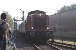 br-212-db-10020 212 007-9 + E 77 10 mit dem Museumszug in Bochum Dahlhausen am 20.09.08