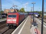 BR 101 Lokportraits 101 052-9 steht mit einem InterCity in Uelzen und wartet auf Weiterfahrt nach Hamburg-Altona. 20.09.08
