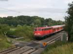 110 446-2 mit der RB 37148 nach Aalen an der ...