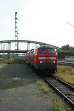 DB 218 413-3 am 28.6.2008 in L�beck.
  ...