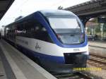 ostseelandverkehr-gmbh-ola OLA-Talenttriebwagen 0009 nach B�tzow am 19.08.2008 in G�strow.